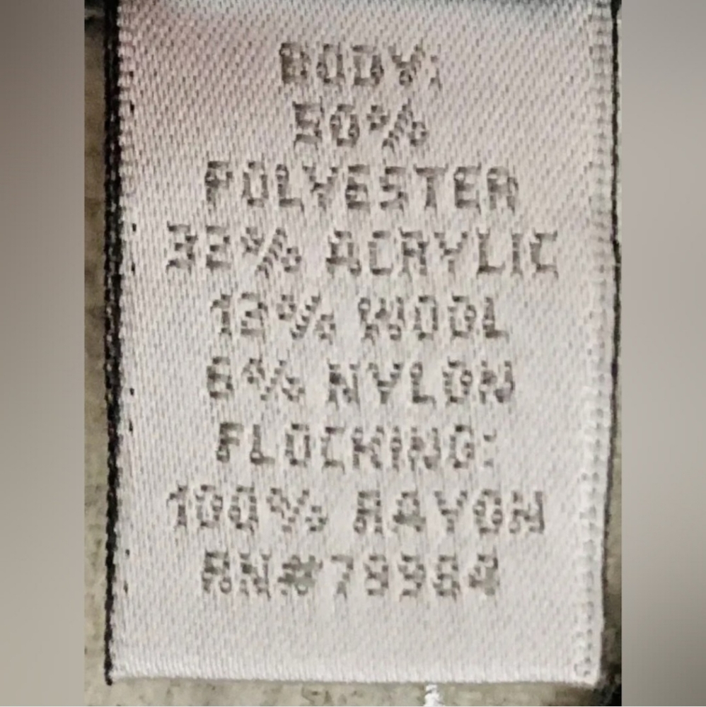 Reversible Chico's Open Front Brown Script 25th A… - image 3